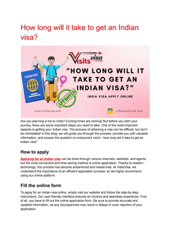 A Guide to Seamlessly Obtaining Your Indian Visa